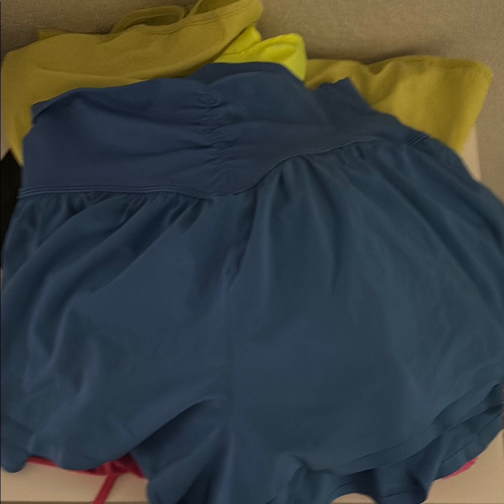 Aerie Blue and Yellow Women's Shorts